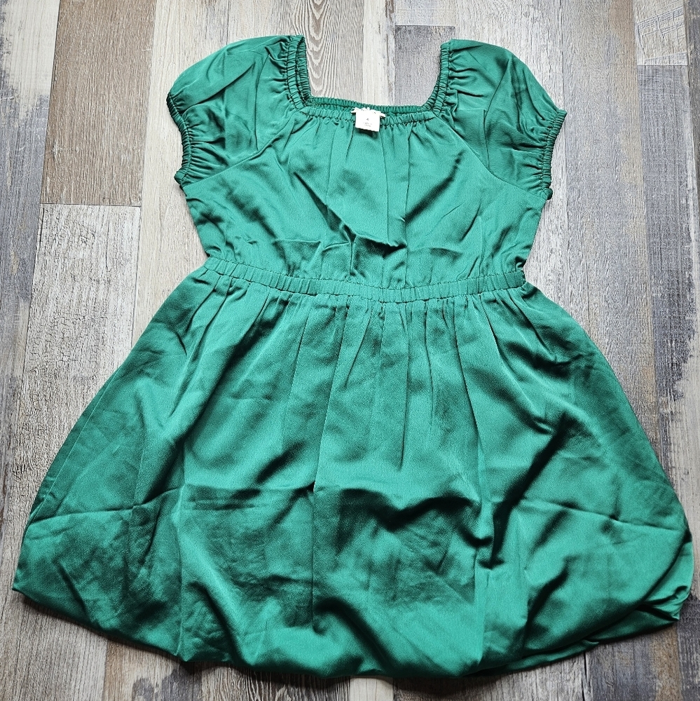 CrewCuts By J. Crew Girl's Size 4 Green Bubble Dress